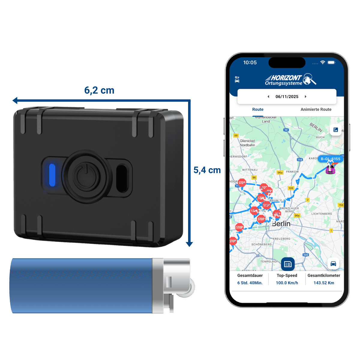 Mobiler GPS Tracker ohne Abo – 4G LTE mit Akku | Teltonika ATC700 - GPS Tracker für Fahrzeuge