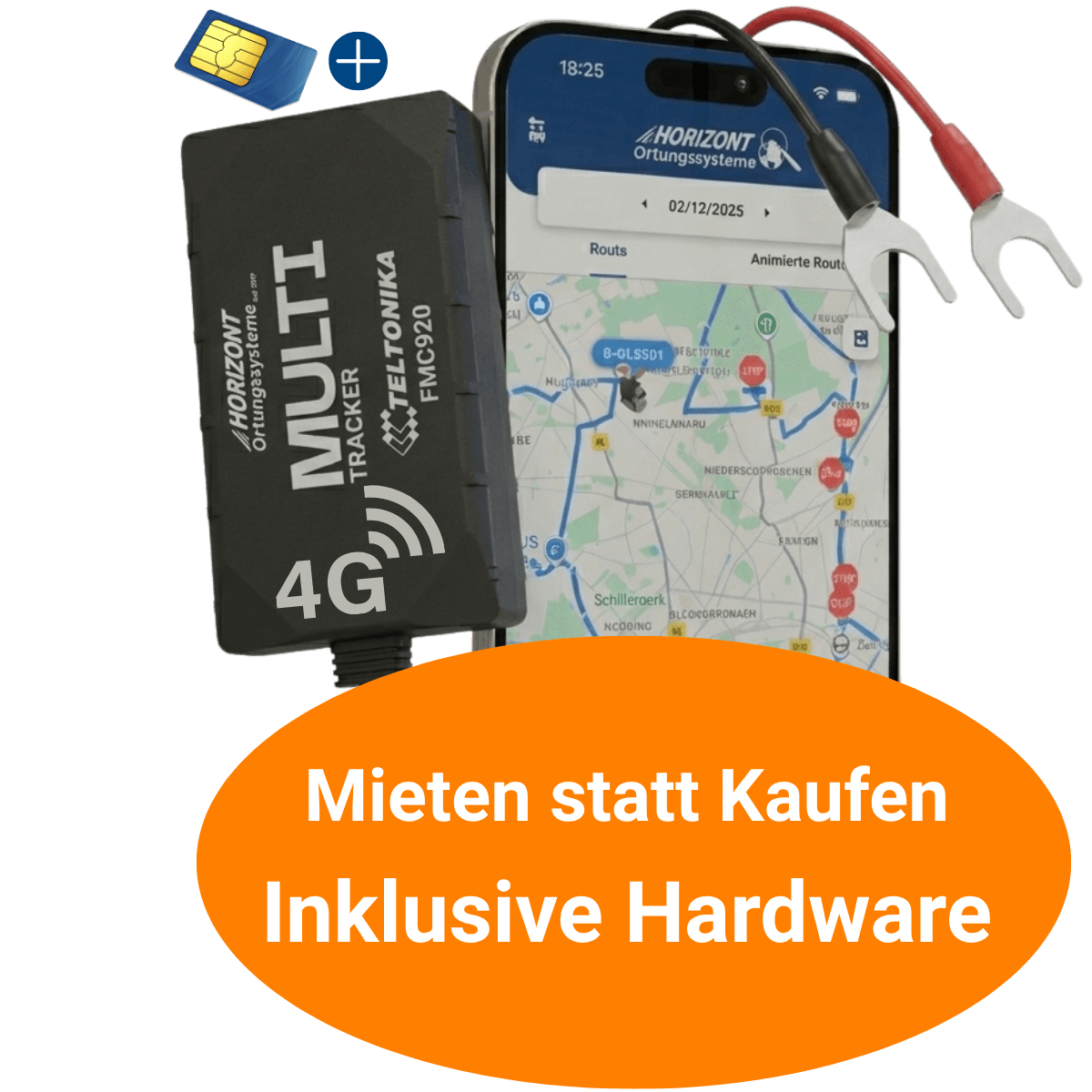 GPS Tracker Miete – 4G LTE Multi Model zur Miete | Teltonika FMC920 - GPS Tracker für Fahrzeuge